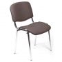 Стул UP_EChair Rio(ИЗО) хром, к/з коричневый Z10 Стул UP_EChair Rio(ИЗО) хром, к/з коричневый Z10