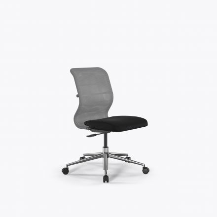 Кресло Sit 8 M4-8 - X2+UMF(X1) /Uh00/Wh00(M01.B23.G18.W01) Серый-Черный