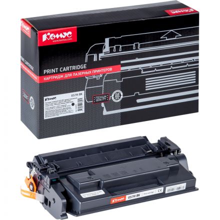 Картридж лазерный Комус 057H BK чер.пов.емк. для Canon MF443dw ( без чипа)