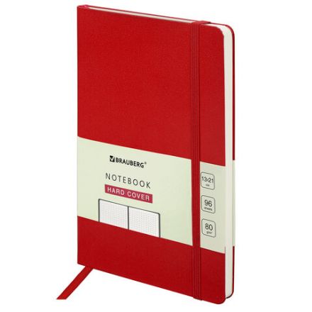 Блокнот А5 (130х210 мм), BRAUBERG ULTRA, балакрон, 80 г/м2, 96 л., в точку, красный, 113042 Блокнот А5 (130х210 мм), BRAUBERG ULTRA, балакрон, 80 г/м2, 96 л., в точку, красный, 113042