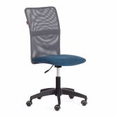 Кресло Tetchair START флок/ткань, синий/серый, 32/W-12