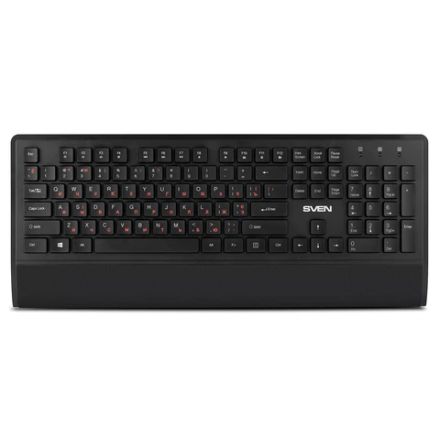 Набор беспроводной SVEN KB-C3800W, клавиатура, мышь 5 кнопок + 1 колесо-кнопка, коврик, SV-017293 Набор беспроводной SVEN KB-C3800W, клавиатура, мышь 5 кнопок + 1 колесо-кнопка, коврик, SV-017293