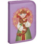 Пенал КОМУС Три богатыря Любава, 1отд., ткань ,190x130 мм Пенал КОМУС Три богатыря Любава, 1отд., ткань ,190x130 мм