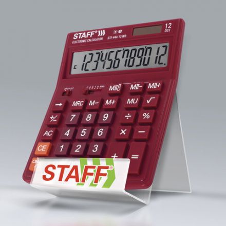 Подставка для калькуляторов STAFF рекламная 90 мм, 504881 Подставка для калькуляторов STAFF рекламная 90 мм, 504881