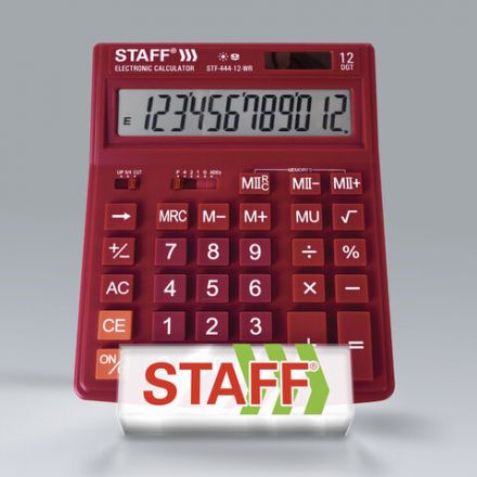 Подставка для калькуляторов STAFF рекламная 90 мм, 504881 Подставка для калькуляторов STAFF рекламная 90 мм, 504881