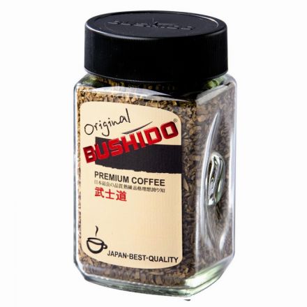 Кофе растворимый Bushido Original 100 г (стекло)