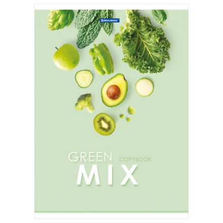 Тетрадь А4, 80 л., BRAUBERG, скоба, клетка, обложка картон, "Mix", 404046 Тетрадь А4, 80 л., BRAUBERG, скоба, клетка, обложка картон, "Mix", 404046