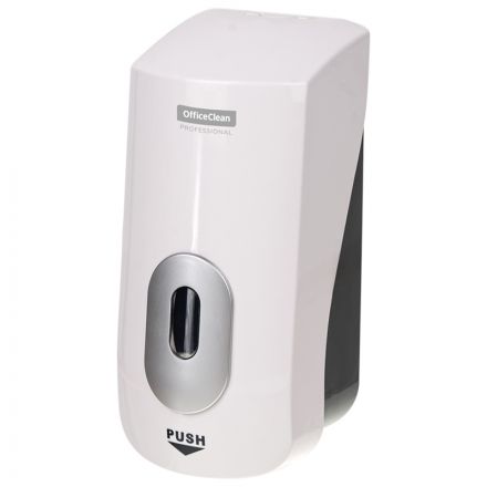 Диспенсер для жидкого мыла OfficeClean Professional, механический, белый, наливной, пенный, 1л Диспенсер для жидкого мыла OfficeClean Professional, механический, белый, наливной, пенный, 1л