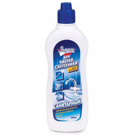 Чистящее средство 500 мл, ЗОЛУШКА "Санитарный", с антибактериальным эффектом, Ч13-0 Чистящее средство 500 мл, ЗОЛУШКА "Санитарный", с антибактериальным эффектом, Ч13-0