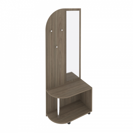 Light Вешалка с багажницей и зеркалом С-ВБЗ-80 Вяз 800*400*2050