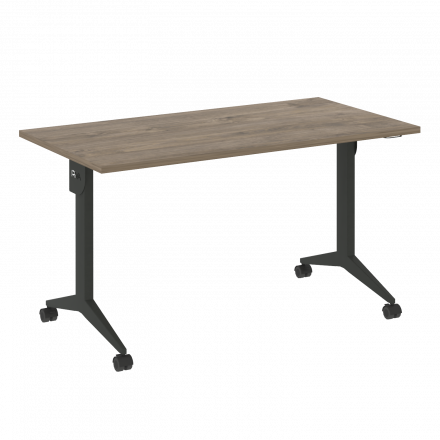 X-Pull Стол складной мобильный X.M-3.7 Тиквуд тёмный/Антрацит металл 1380*720*753