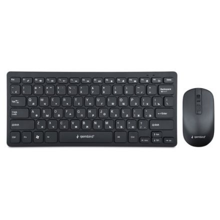 Набор беспроводной GEMBIRD KBS-9100, клавиатура 78 клавиш, мышь 4 кнопки, 1600 DPI, 2.4 ГГц, черный Набор беспроводной GEMBIRD KBS-9100, клавиатура 78 клавиш, мышь 4 кнопки, 1600 DPI, 2.4 ГГц, черный