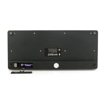 Набор беспроводной GEMBIRD KBS-9100, клавиатура 78 клавиш, мышь 4 кнопки, 1600 DPI, 2.4 ГГц, черный Набор беспроводной GEMBIRD KBS-9100, клавиатура 78 клавиш, мышь 4 кнопки, 1600 DPI, 2.4 ГГц, черный