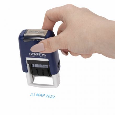 Датер-мини STAFF, месяц буквами, оттиск 22х4 мм, "Printer 7810", 237432 Датер-мини STAFF, месяц буквами, оттиск 22х4 мм, "Printer 7810", 237432