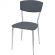 Стул РС01.00.23 разборный РС23-503П-05;искожа сераяCN 503П; каркас металлик