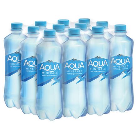 Вода негазированная питьевая AQUA MINERALE 0,5 л, 340038166