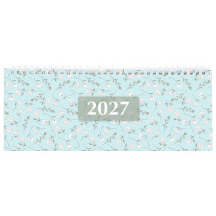 Планинг датированный 2027 285х112 мм, STAFF, гребень, картонная обложка, 64 листа, "Паттерн", 118704 Планинг датированный 2027 285х112 мм, STAFF, гребень, картонная обложка, 64 листа, "Паттерн", 118704