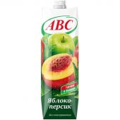 Нектар АВС яблочно-персиковый с мякотью гомогенизир. стерилиз.1л