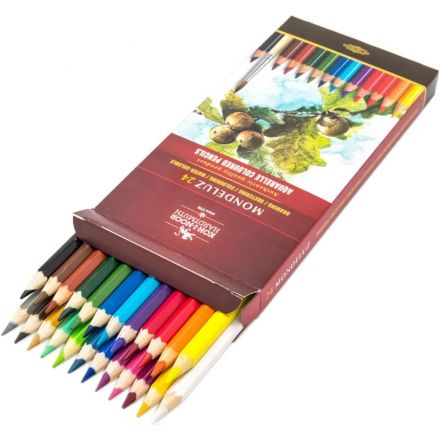 Карандаши акварельные KOH-I-NOOR, MONDELUZ 24 цв. шестигр, 3718/24 Карандаши акварельные KOH-I-NOOR, MONDELUZ 24 цв. шестигр, 3718/24