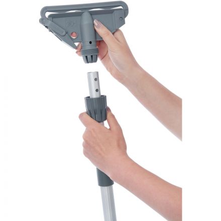 Рукоятка телескопическая HQ Profiline алюминиевая защелкивающаяся 100-180см Рукоятка телескопическая HQ Profiline алюминиевая защелкивающаяся 100-180см