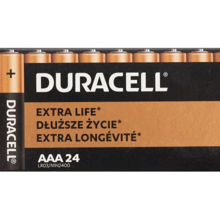 Батарейка DURACELL Basic MN2400 LR03 AAA BL24 24шт/уп Батарейка DURACELL Basic MN2400 LR03 AAA BL24 24шт/уп