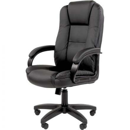 Кресло VT_Chairman 600LT чер.пласт экопремиум черный