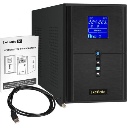 ИБП ExeGate SineTower SN-2000 USB лин.инт. 2000ВА/1600Вт(EX295983RUS) ИБП ExeGate SineTower SN-2000 USB лин.инт. 2000ВА/1600Вт(EX295983RUS)