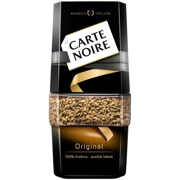Кофе растворимый Carte Noire "Original", сублимированный, стеклянная банка, 95г
