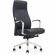 Кресло ЮФК Комус Мебель Easy Chair 501, экокожа, черный, алюминий