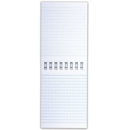 Блокнот МАЛЫЙ ФОРМАТ А7 75х105 мм, 40 л., гребень, картон, клетка, HATBER, "INSIDE Стиль", 004691, 40Б7B1гр_01622