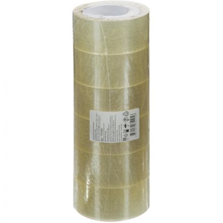 Клейкая лента упаковочная 48мм х 66м, прозрачный, 45мкм, 6 шт/уп Клейкая лента упаковочная 48мм х 66м, прозрачный, 45мкм, 6 шт/уп