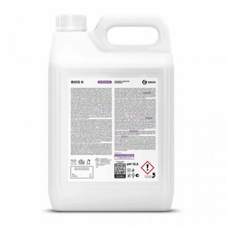 Средство моющее 5,6 кг, GRASS BIOS K для промышленного оборудования, щелочное, концентрат, 125196