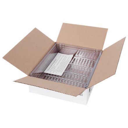 Лотки горизонтальные для бумаг, КОМПЛЕКТ 3 шт., 340х270х70 мм, прозрачный, BRAUBERG "Office", 237258