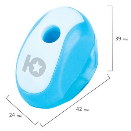 Точилка ЮНЛАНДИЯ "Космолет", с контейнером, пластиковая, корпус ассорти, 228441 Точилка ЮНЛАНДИЯ "Космолет", с контейнером, пластиковая, корпус ассорти, 228441