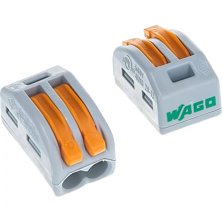 Клемма WAGO 222-412 (2х2,5мм2 с рычажком) уп.(50шт) бтп Клемма WAGO 222-412 (2х2,5мм2 с рычажком) уп.(50шт) бтп