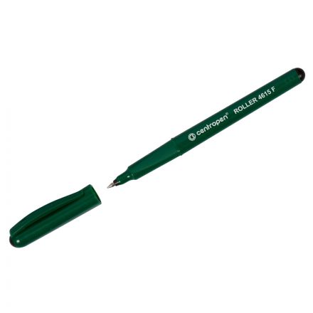 Ручка-роллер Centropen "4615" черная, 0,5мм, трехгран., одноразовая