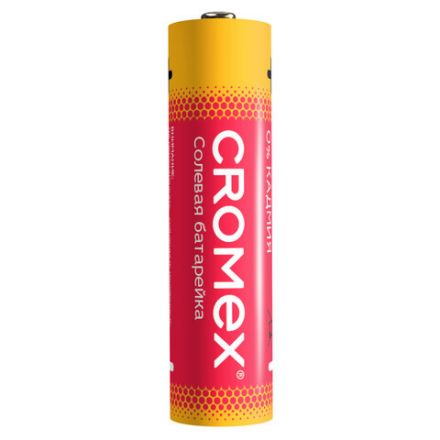 Батарейки солевые "пальчиковые" КОМПЛЕКТ 10+1 шт., CROMEX (КРОМЕКС) Super Heavy Duty, AA (R6,15A), блистер, 456256