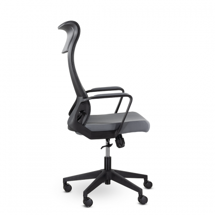 Кресло UTFC Рекорд М-878 черный пластик (серый) Кресло UTFC Рекорд М-878 черный пластик (серый)