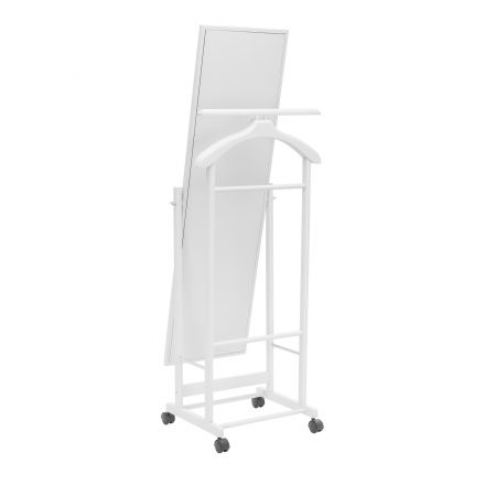 Вешалка с зеркалом Leset Сиэтл, Белый