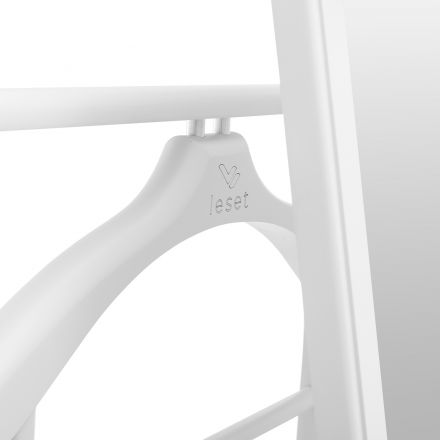 Вешалка с зеркалом Leset Сиэтл, Белый