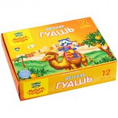 Гуашь Мульти-Пульти "Енот в Марокко", 12 цветов, 35мл, картон Гуашь Мульти-Пульти "Енот в Марокко", 12 цветов, 35мл, картон