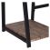 Стол на металлокаркасе BRABIX "LOFT CD-006", 1200х500х730 мм, 2 полки, цвет морёный дуб, 641224 Стол на металлокаркасе BRABIX "LOFT CD-006", 1200х500х730 мм, 2 полки, цвет морёный дуб, 641224