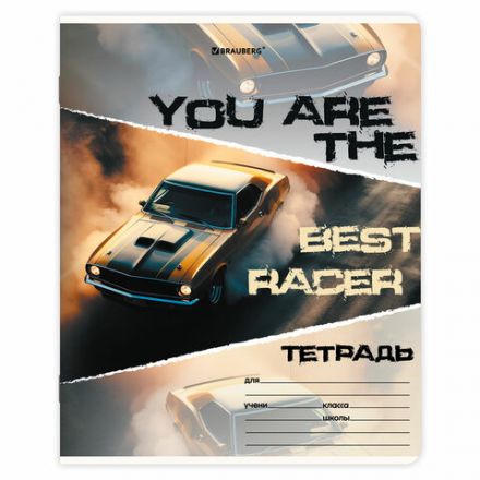 Тетрадь 24 л. BRAUBERG, клетка, обложка картон, AUTO-MOTO, 107307 Тетрадь 24 л. BRAUBERG, клетка, обложка картон, AUTO-MOTO, 107307