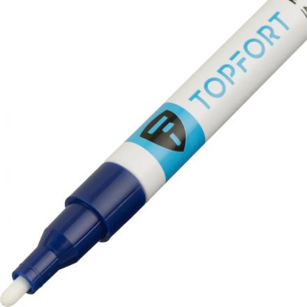 Маркер лаковый TOPFORT Industrial Plus 2 мм синий Маркер лаковый TOPFORT Industrial Plus 2 мм синий