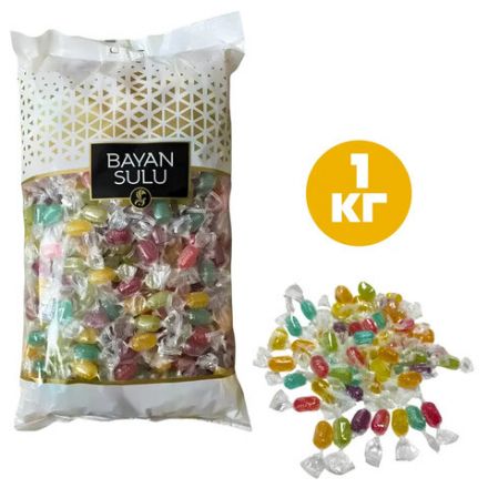Карамель ассорти МИНИ "Fruit", 11 вкусов с желейными начинками, 1 кг, BAYAN SULU, 1050000009 Карамель ассорти МИНИ "Fruit", 11 вкусов с желейными начинками, 1 кг, BAYAN SULU, 1050000009