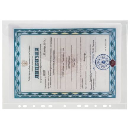 Папка-конверт с перфорацией BRAUBERG, А4, КОМПЛЕКТ 10 шт., до 50 листов, прозрачная, 0,15 мм, 227312 Папка-конверт с перфорацией BRAUBERG, А4, КОМПЛЕКТ 10 шт., до 50 листов, прозрачная, 0,15 мм, 227312