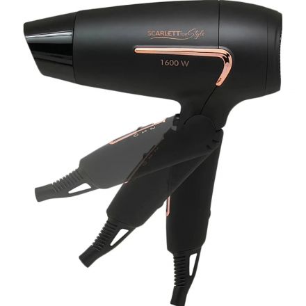 Фен SCARLETT SC-HD70IT09, 1600Вт, черный Фен SCARLETT SC-HD70IT09, 1600Вт, черный