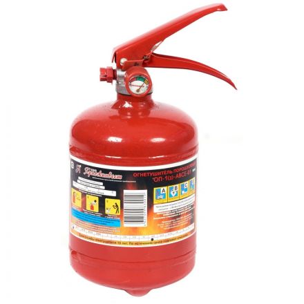 Огнетушитель порошковый ОП-1 (з) АВСЕ Огнетушитель порошковый ОП-1 (з) АВСЕ