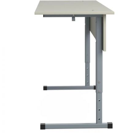 Парта МЕТ_Стол ученический Комфорт 2-местный 3-7г.р. серый/серый