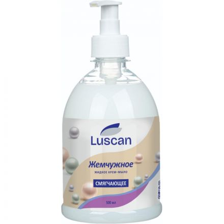 Крем-мыло жидкое LUSCAN Жемчужное 500мл с дозатором